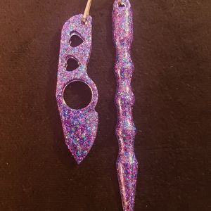 Galaxy Glitter Self Defense Key ChainSet